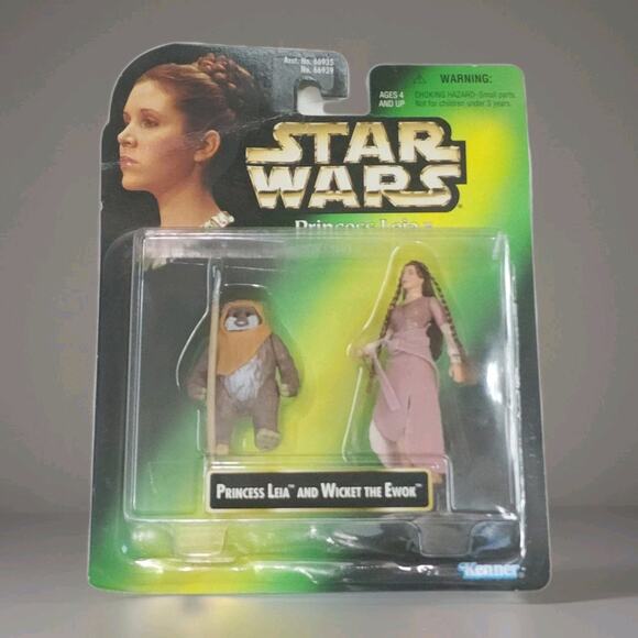 Vintage 1997 Star Wars Princess Leia Collection Leia and Wicket the Ewok New - Picture 1 of 6